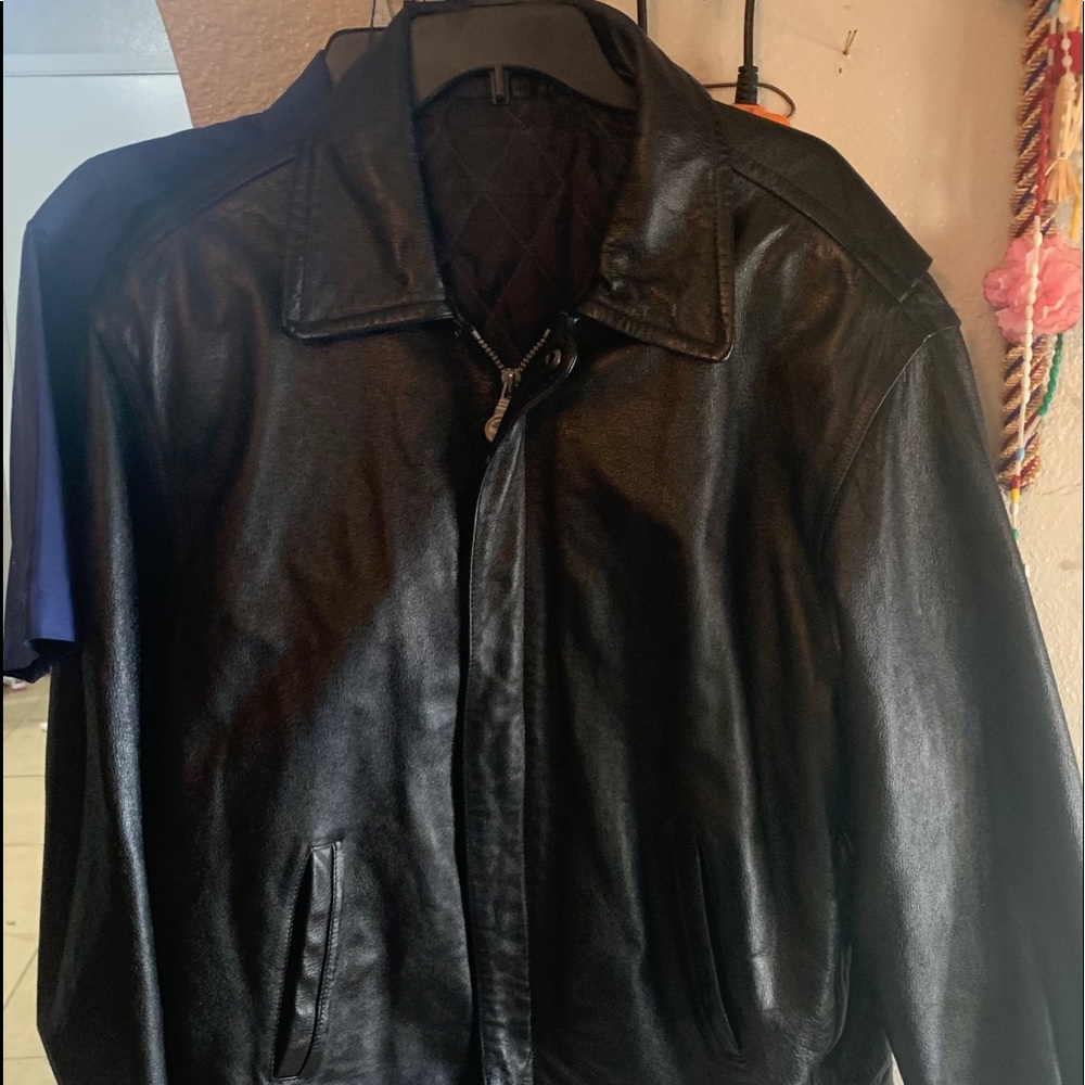 Mens leather jacket